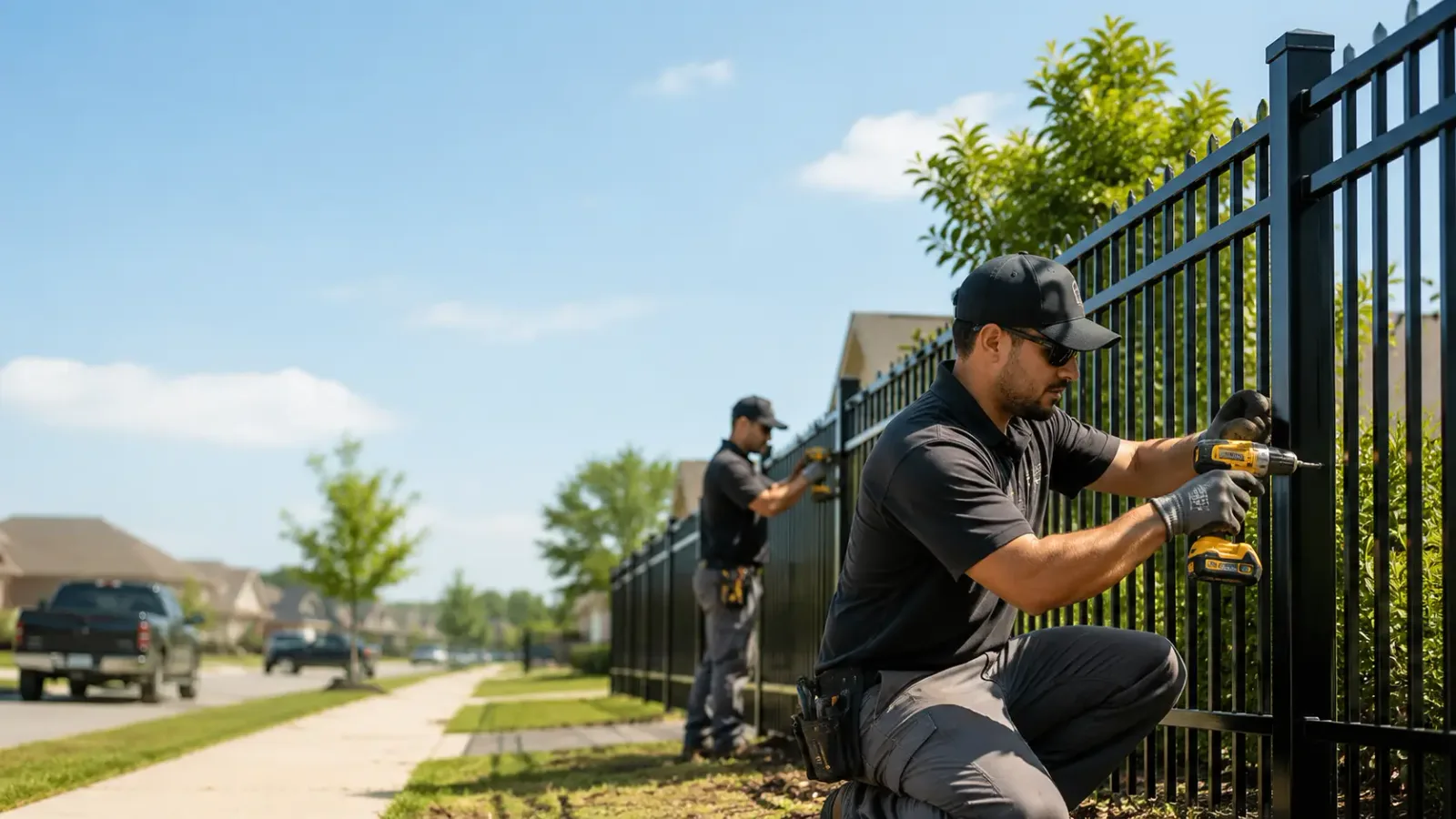 Metal Fence Installation in Bellevue, OH